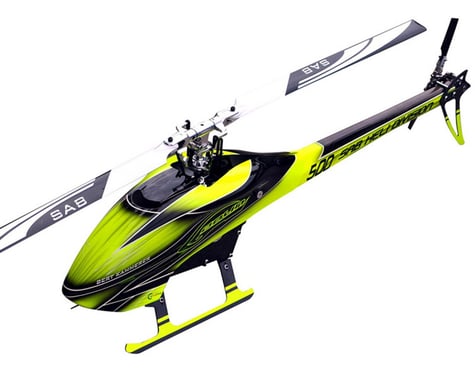 SAB Goblin Goblin 500 Flybarless Electric Helicopter Kit w/Blades (Yellow/Black)