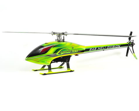 SAB Goblin Goblin 700 Flybarless Electric Helicopter Kit w/Carbon Fiber Blades (Green)