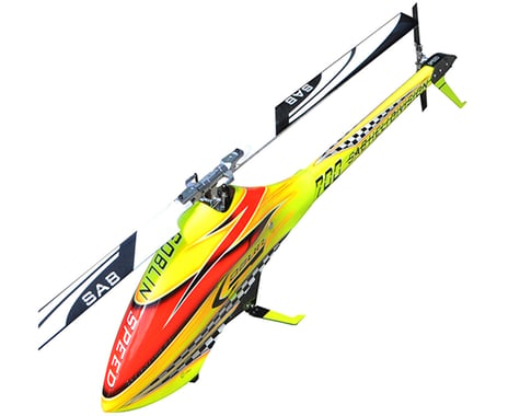 SAB Goblin Goblin 700 Speed Flybarless Electric Helicopter Kit w/CF Blades (Yellow)