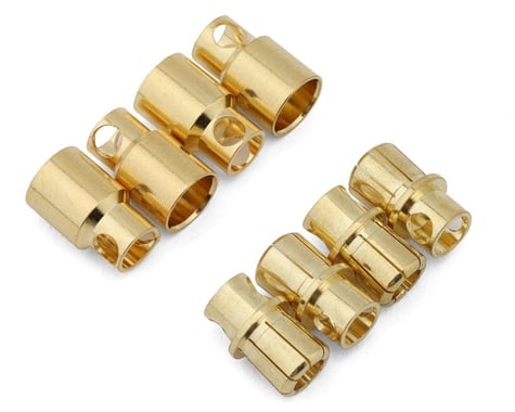 Samix 8mm High Current Bullet Plug Connectors Set (4 Male/4 Female)