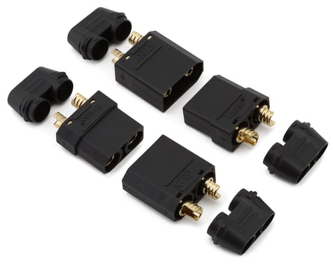 Samix XT90 Connectors (Black) (2 Male/2 Female)