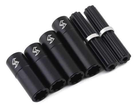 Samix Element Enduro Aluminum Inner & Outer Driveshaft Set (Black)