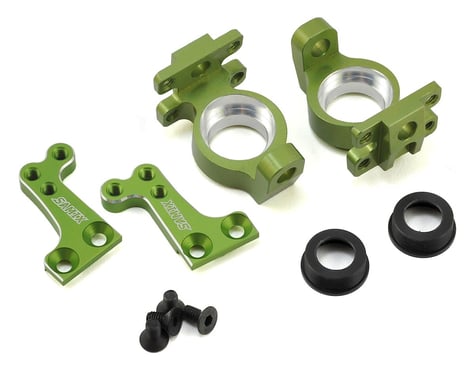 Samix SCX10 High Clearance Steering Knuckle Arm (8 Degree) (Green)