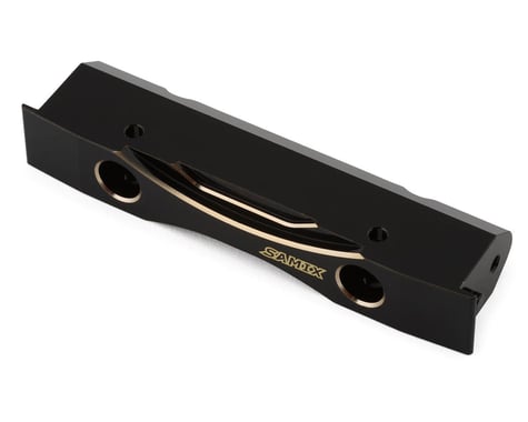 Samix SCX10 III Brass Front Bumper Mount (Black) (125g)