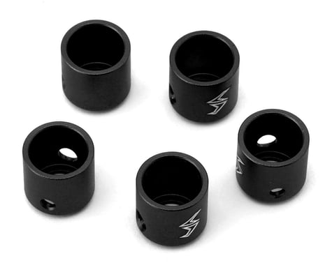 Samix SCX10 Pro Aluminum Driveshaft Cups (Black) (5)
