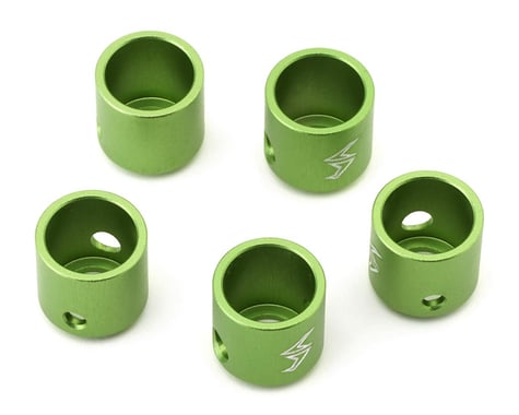 Samix SCX10-PRO Aluminum Driveshaft Cups (Green) (5)