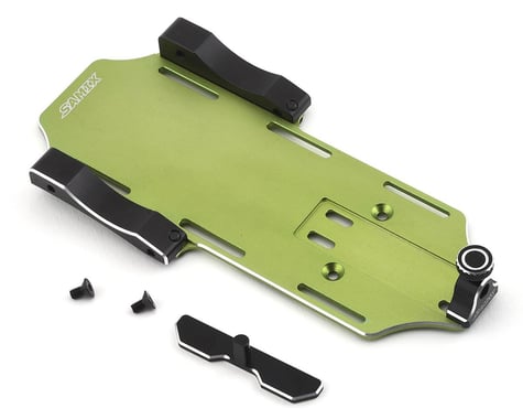 Samix SCX10 II Aluminum Forward Adjustable Battery Tray Kit (Green)