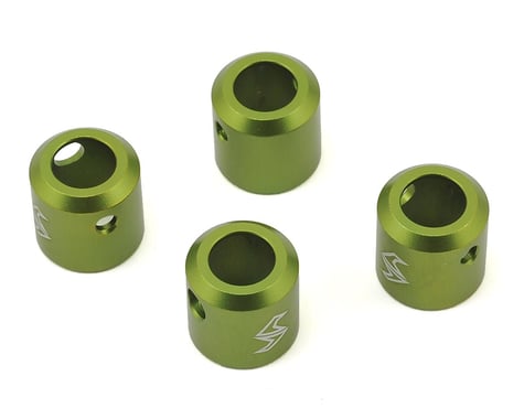 Samix SCX10 II Aluminum Driveshaft Cup (Green) (4) (Kit Transmission)