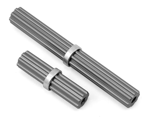 Samix SCX10 II Aluminum Inner Driveshaft (Grey) (2) (Kit Transmission)