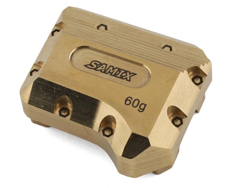 Samix Brass Differential Cover for Traxxas TRX-4 (Gold) (60g)
