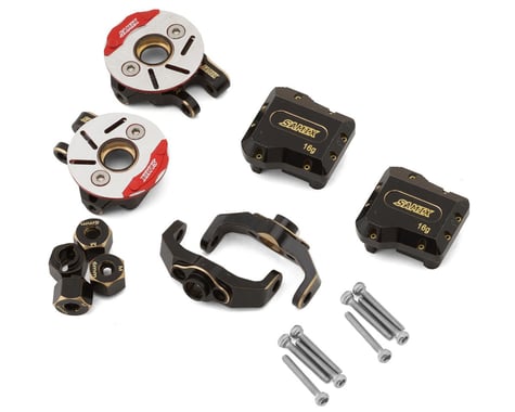 Samix Brass Steering Knuckles & Differential Covers for Traxxas TRX-4M
