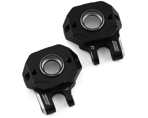 Samix TRX-4M Aluminum Steering Knuckle Set (Black) (2)