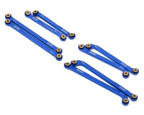 Samix TRX-4M Aluminum High Clearance Link Set (Blue) (8)