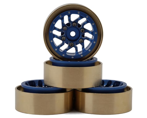 Samix Aluminum & Brass Adjustable Offset 1.0" Beadlock Wheels for Traxxas