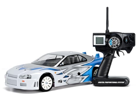 Schumacher Nitro Fusion 28 Turbo RTR Touring Car w/2.4GHz Radio System (Blue/Sil