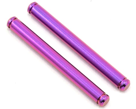 Schumacher 29mm Titanium Pivot Pin Set (Purple) (2)
