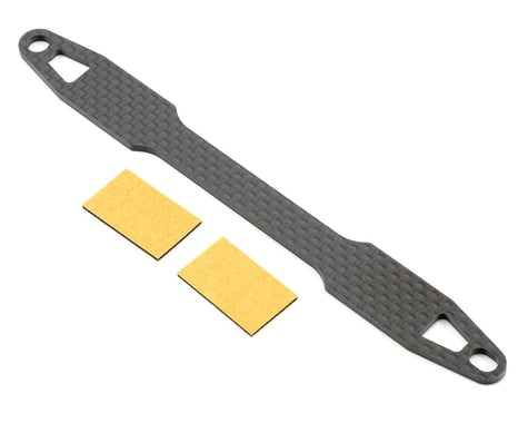 Schumacher Carbon Fiber LiPo Battery Strap & Adhesive Pads