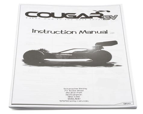 Schumacher Cougar SV Instruction Manual