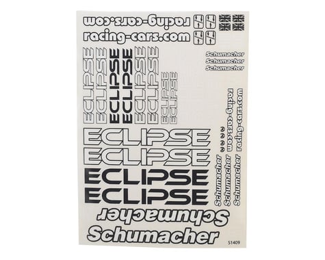 Schumacher Eclipse Decal Sheet