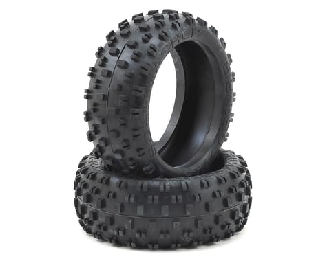 Schumacher Stagger Rib 1/8 Buggy Tire (2) (Yellow)