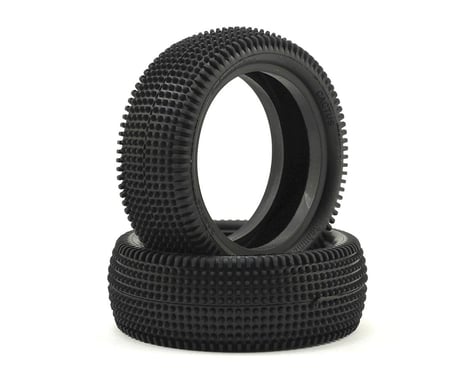 Schumacher Cactus 2.2" Front 1/10 4wd Buggy Carpet Tire (2) (Silver)