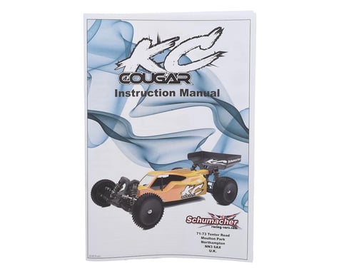 Schumacher Cougar KC Instruction Manual