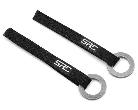 Sideways RC Scale Drift Nylon Tow Sling w/Ring Hook (Black) (2)