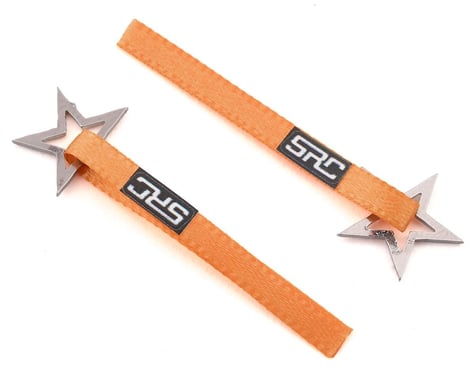 Sideways RC Scale Drift Nylon Tow Strap w/Star Hook (Orange) (2)