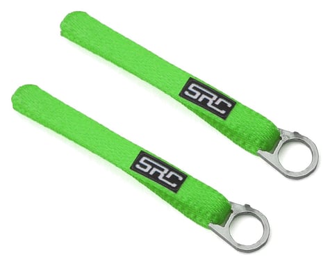 Sideways RC Scale Drift Nylon Tow Sling w/Steel Ring (Green) (2)