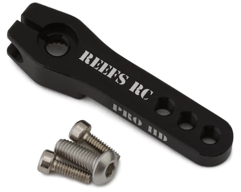 Reefs RC Pro HD Aluminum Servo Horn (Black) (25T)