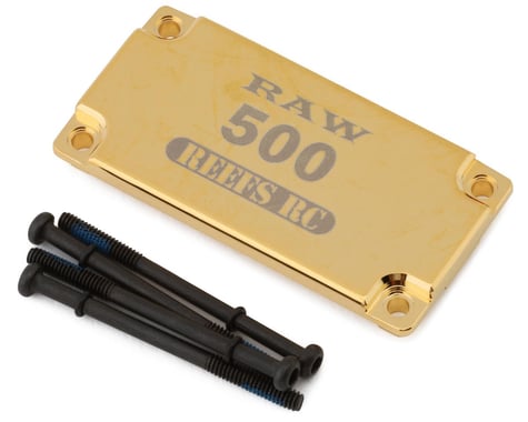 Reefs RC RAW500 "Brass Bottomz" Servo Bottom Case (10.5g)