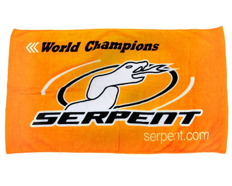 Serpent "World Champion" Pit Towel (Serpent Orange) (120x64cm)
