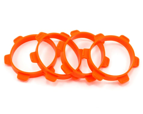 Serpent 1/8 Buggy Tire Mounting Bands (Orange) (4)
