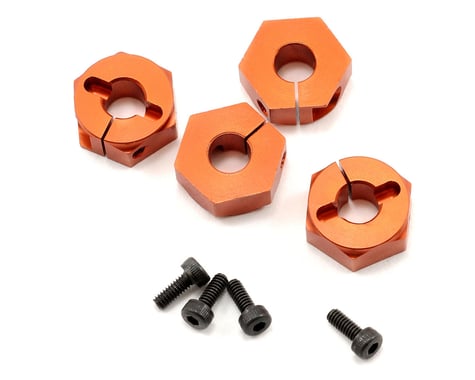 Serpent Aluminum Clamp Type Wheel Adapter Set (Orange) (4)
