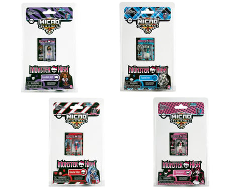 Super Impulse World's Smallest Monster High Micro Figures (4) (Series 2)