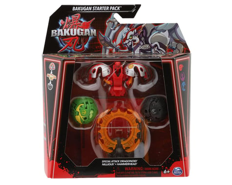 Spinmaster Toys Bakugan Action Figure Starter Pack (3)