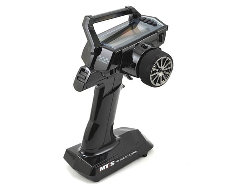 SCRATCH & DENT: Sanwa/Airtronics MT-S FH4/FH3 4-Channel 2.4GHz Telemetry Radio (Piano Black)