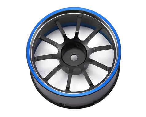 Sanwa/Airtronics M12/M12S Aluminum Steering Wheel (Blue)