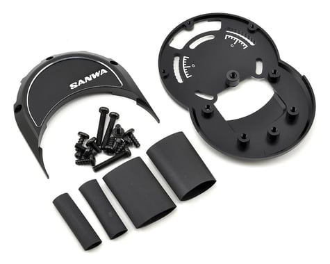 Sanwa/Airtronics M12/M12S Aluminum Drop Down (Black)
