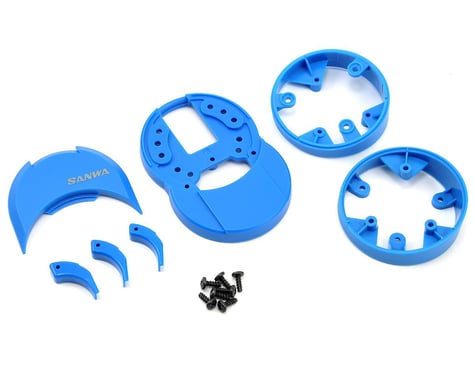 Sanwa/Airtronics M12/M12S Plastic Drop Down (Blue)