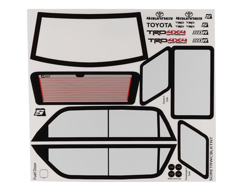 SOR Graphics Element TrailRunner Window & Decal Kit (Black/Clear)