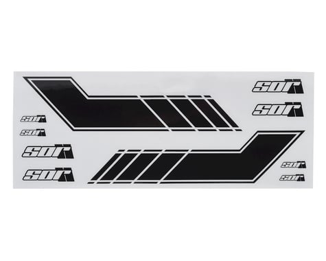 SOR Graphics Scout Rally Stripe "Style B" Universal Decal Kit (Short) (Black)