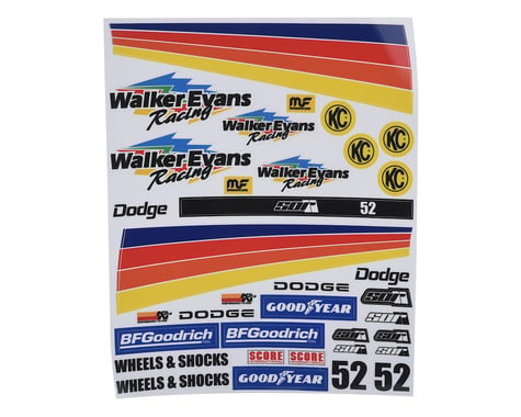 SOR Graphics Official Walker Evans Racing Decal Kit (Universal)