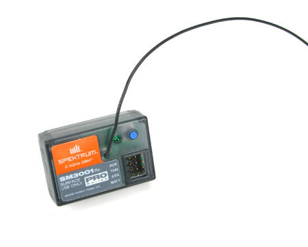 Spektrum RC SR3001 DSM Pro 3CH Receiver: Surface