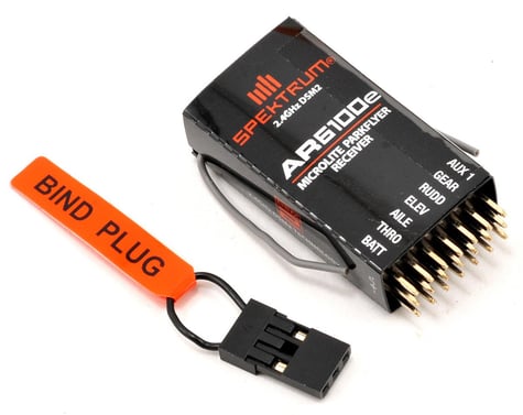 Spektrum RC AR6100eb DSM2 6CH End Pin Receiver (Blade Helis)