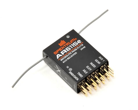 Spektrum RC AR6115e DSMX Microlite 6-Channel Receiver w/End-Pin
