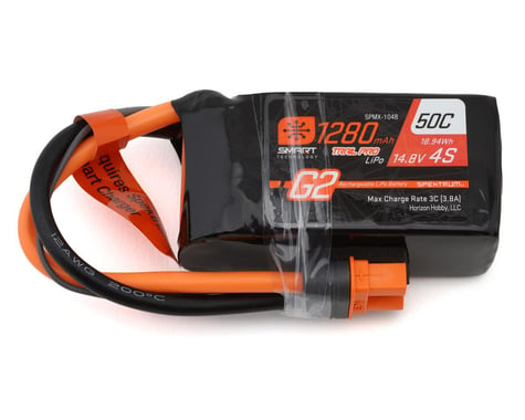 Spektrum RC 4S 50C Smart G2 Trail Pro LiPo Battery Pack (14.8V/1280mAh)