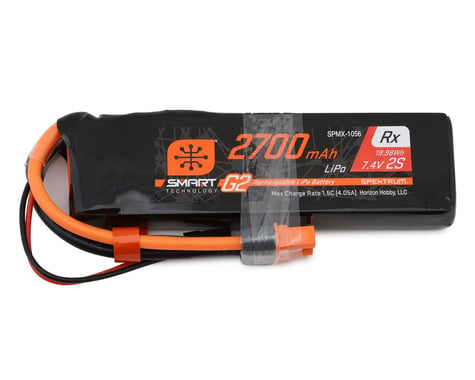 Spektrum RC 2S Smart G2 Receiver LiPo 15C Battery Pack (7.4V/2700mAh)