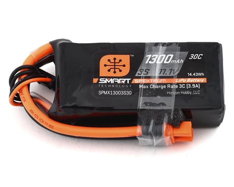 Spektrum RC 3S Smart LiPo Battery Pack w/IC3 Connector (11.1V/1300mAh)