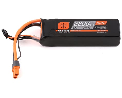 Spektrum RC 4S Smart Hardcase 100C LiPo Battery w/IC3 Connector (14.8V/2200mAh)